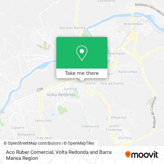 Aco Ruber Comercial map