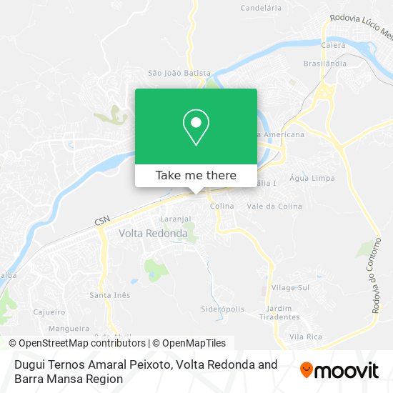 Dugui Ternos Amaral Peixoto map