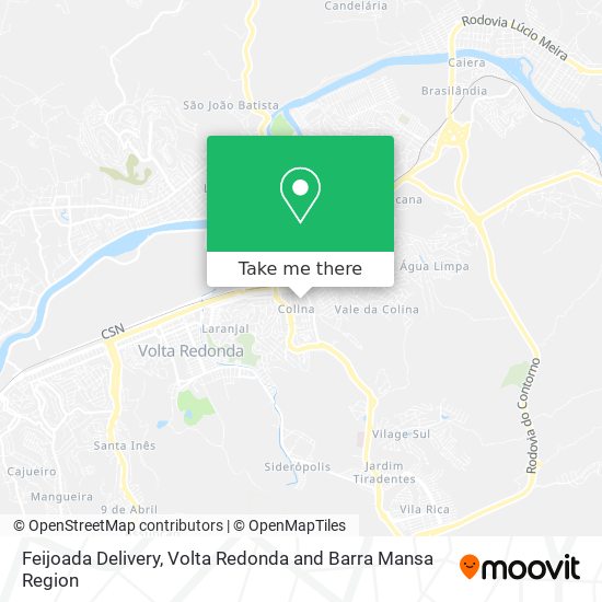 Feijoada Delivery map
