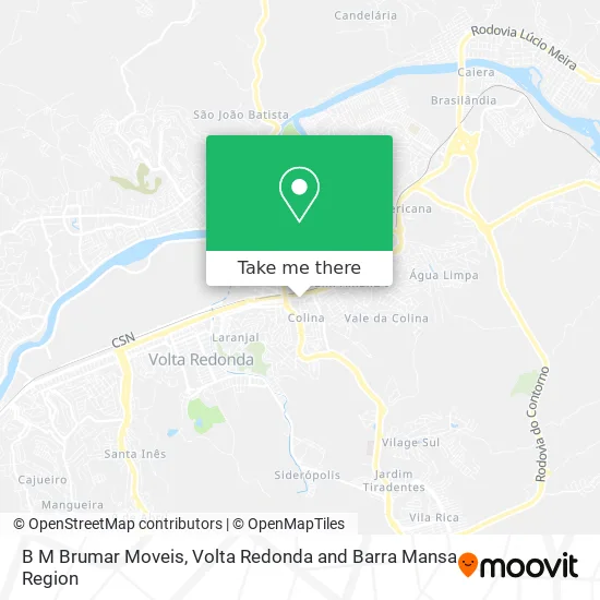 B M Brumar Moveis map