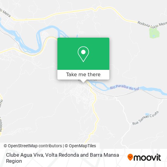 Clube Agua Viva map