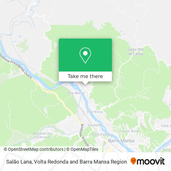 Salão Lana map