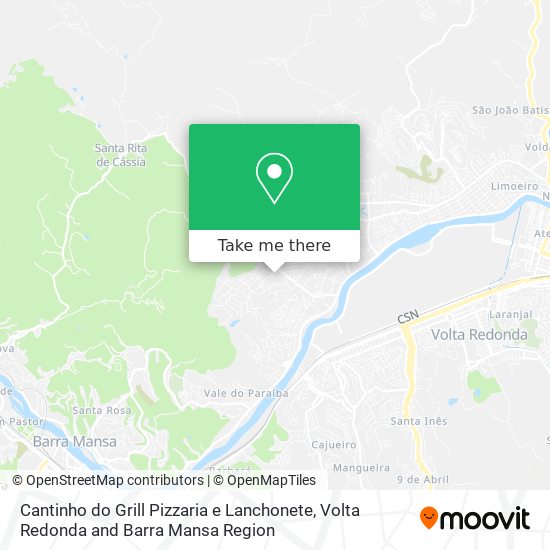 Cantinho do Grill Pizzaria e Lanchonete map