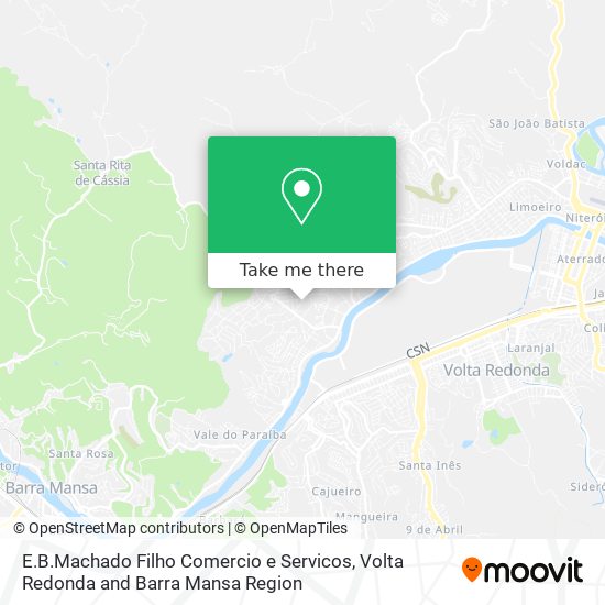 E.B.Machado Filho Comercio e Servicos map