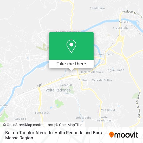 Bar do Tricolor Aterrado map
