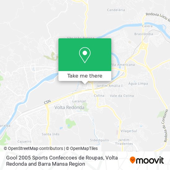 Gool 2005 Sports Confeccoes de Roupas map