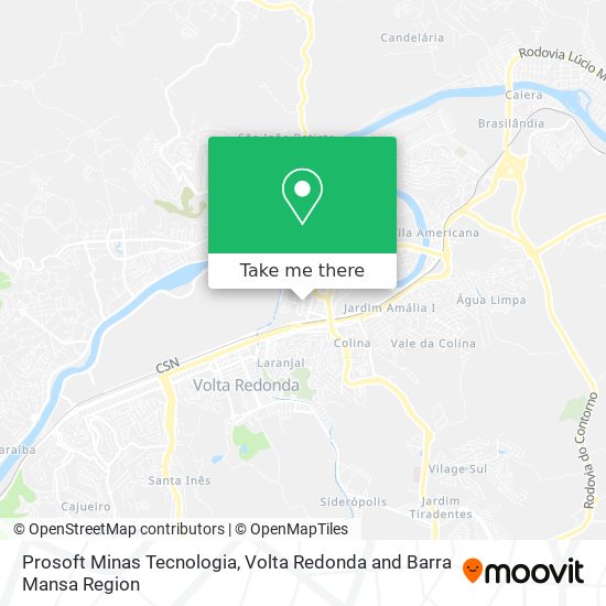 Prosoft Minas Tecnologia map