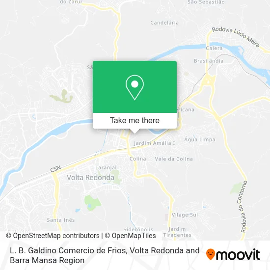 L. B. Galdino Comercio de Frios map