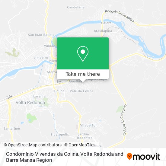 Condomínio Vivendas da Colina map