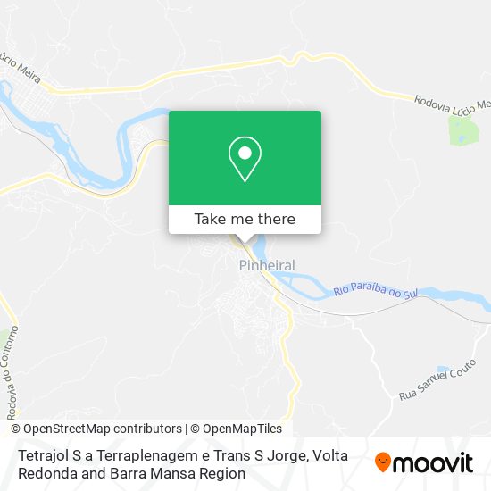 Tetrajol S a Terraplenagem e Trans S Jorge map