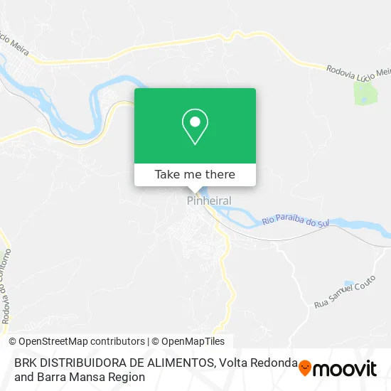 BRK DISTRIBUIDORA DE ALIMENTOS map