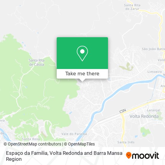Espaço da Familia map