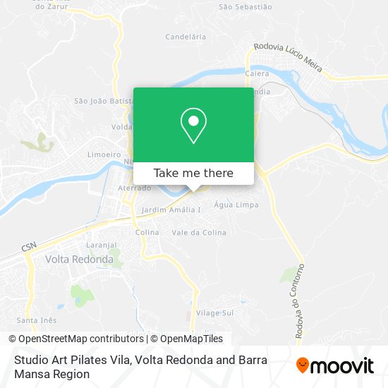 Studio Art Pilates Vila map
