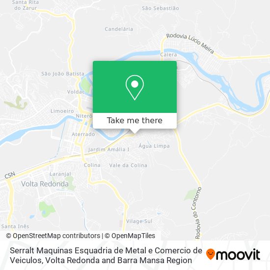 Serralt Maquinas Esquadria de Metal e Comercio de Veiculos map