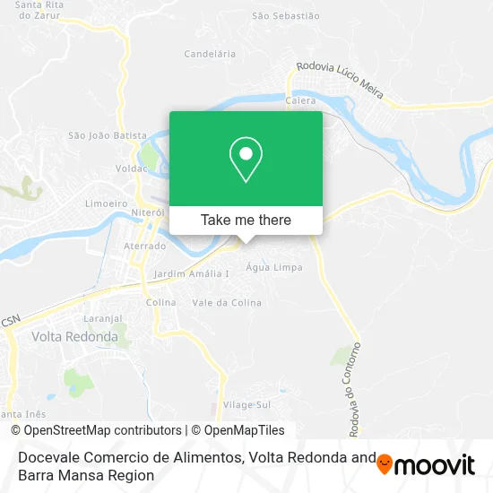 Docevale Comercio de Alimentos map