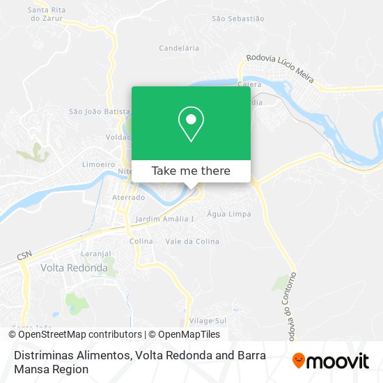Distriminas Alimentos map