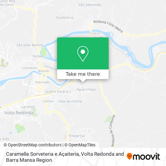 Caramelle Sorveteria e Açaiteria map