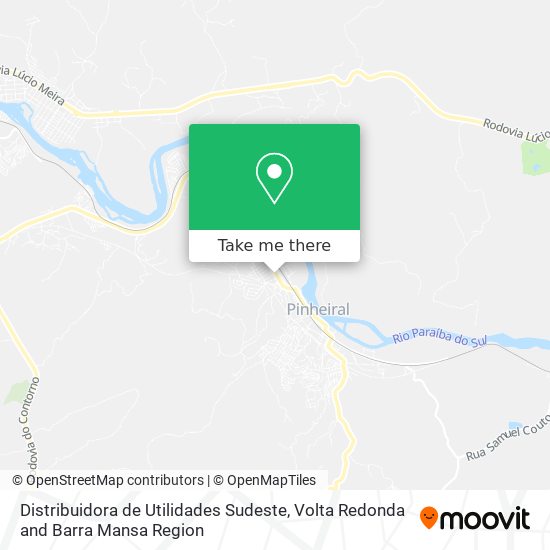 Mapa Distribuidora de Utilidades Sudeste