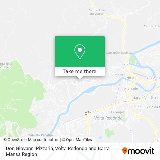 Don Giovanni Pizzaria map