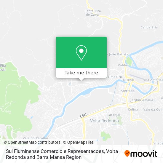 Sul Fluminense Comercio e Representacoes map