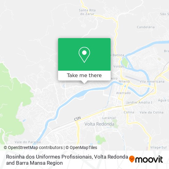 Rosinha dos Uniformes Profissionais map