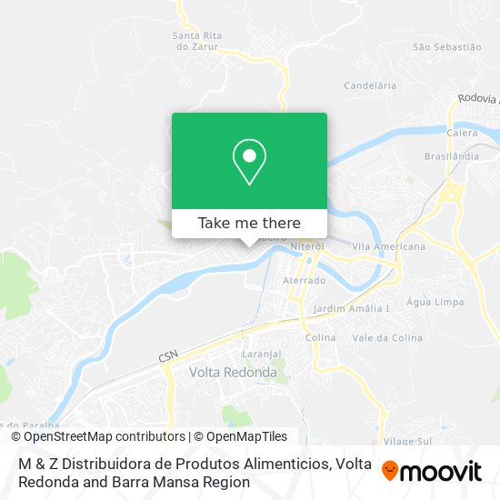 M & Z Distribuidora de Produtos Alimenticios map