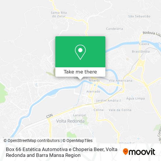 Box 66 Estética Automotiva e Choperia Beer map