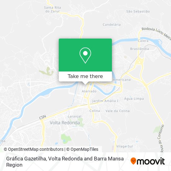 Gráfica Gazetilha map