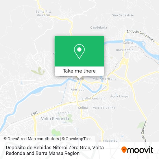 Depósito de Bebidas Niterói Zero Grau map