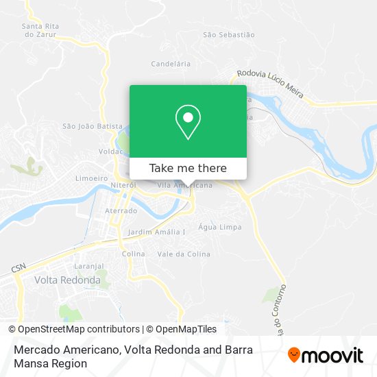 Mercado Americano map