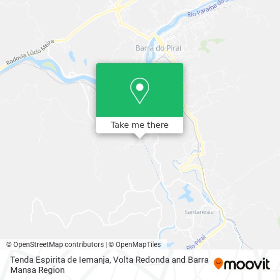Tenda Espirita de Iemanja map
