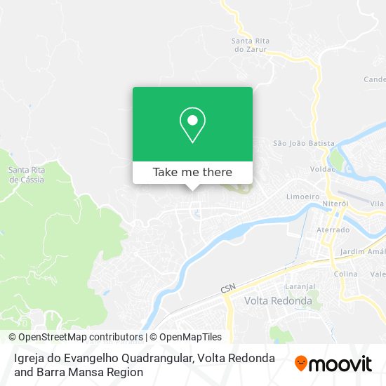 Igreja do Evangelho Quadrangular map