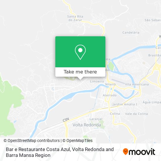 Bar e Restaurante Costa Azul map