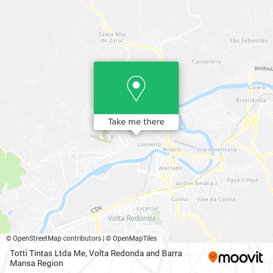 Mapa Totti Tintas Ltda Me