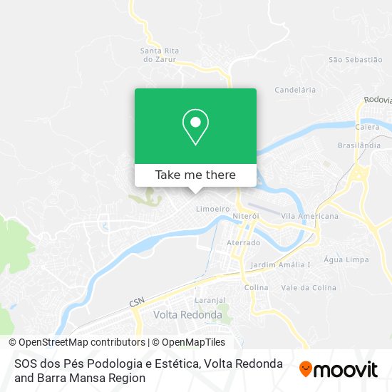 SOS dos Pés Podologia e Estética map