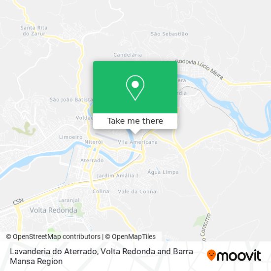 Lavanderia do Aterrado map