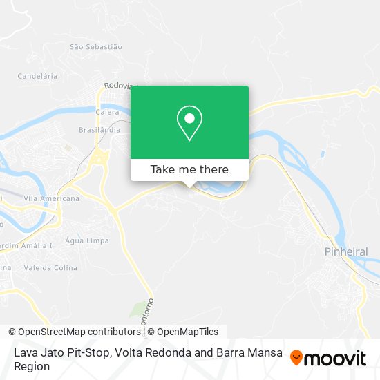 Lava Jato Pit-Stop map