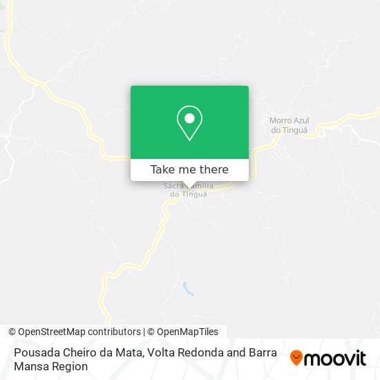 Pousada Cheiro da Mata map