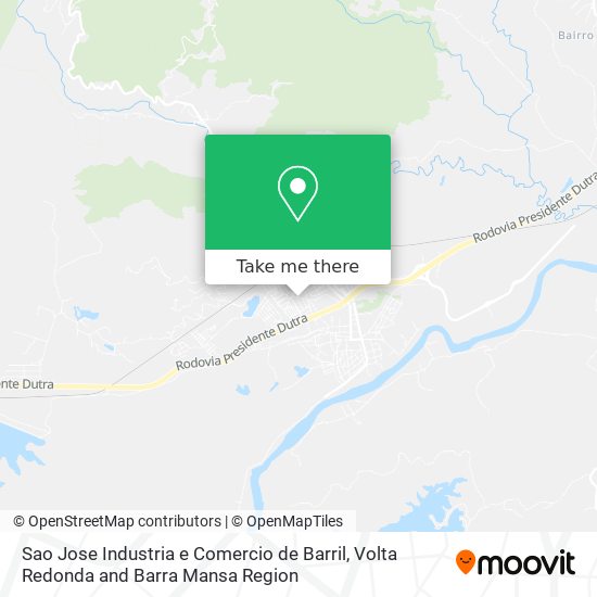Sao Jose Industria e Comercio de Barril map