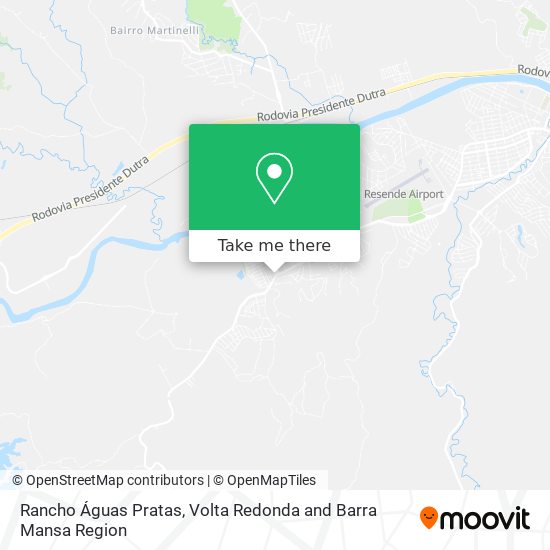 Rancho Águas Pratas map