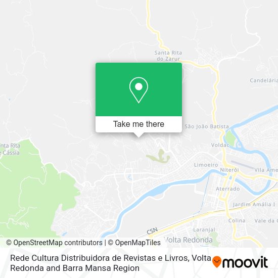 Rede Cultura Distribuidora de Revistas e Livros map