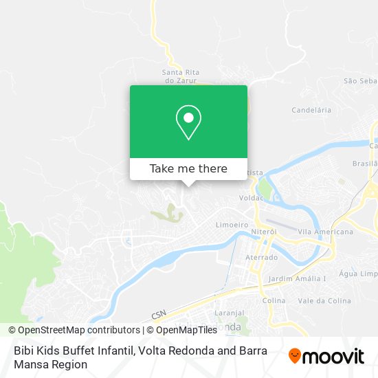 Bibi Kids Buffet Infantil map