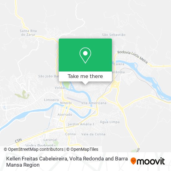 Kellen Freitas Cabeleireira map