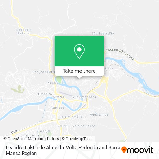 Leandro Laktin de Almeida map