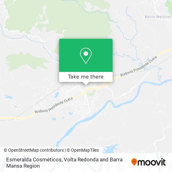 Esmeralda Cosméticos map
