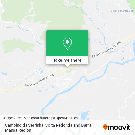 Camping da Serrinha map