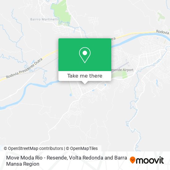 Move Moda Rio - Resende map
