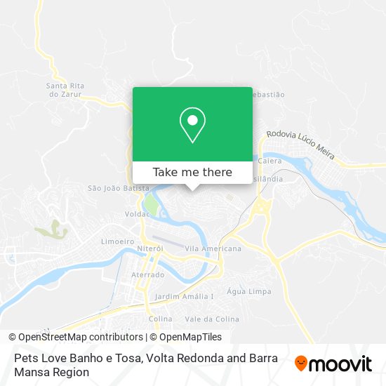 Pets Love Banho e Tosa map