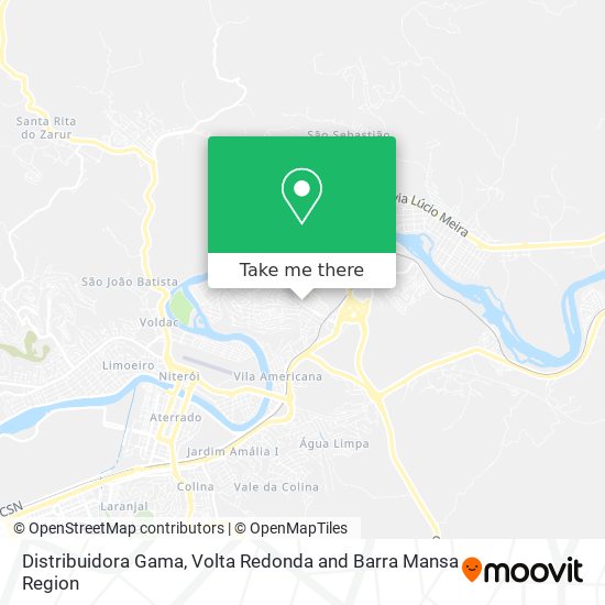 Distribuidora Gama map