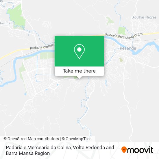 Padaria e Mercearia da Colina map